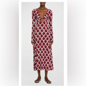 Johanna Ortiz Sixties Valiente Gaucha midi dress women ✨✨✨